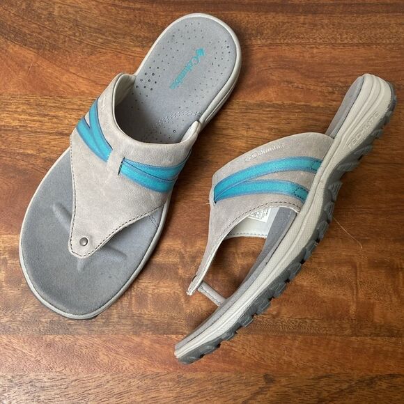 Columbia Women's Gray and Blue Sandals - Picture 10 of 10